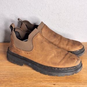 Georgia Boot Men’s 13 Romeo SuperLyte Brown Leather Chelsea Slip On Boots